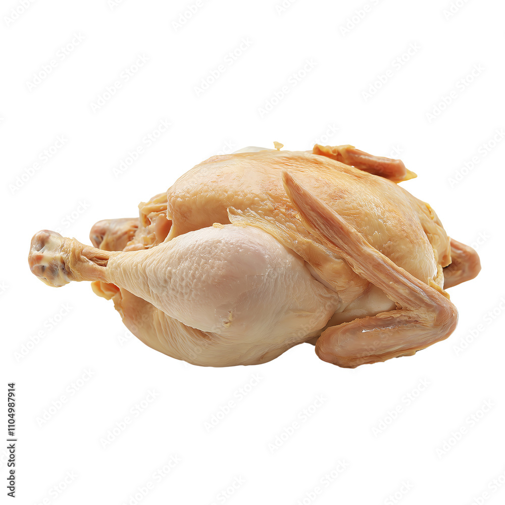 Roasted whole chicken, perfectly cooked, isolated on white background. Roasted whole chicken, perfectly cooked, isolated on white background.