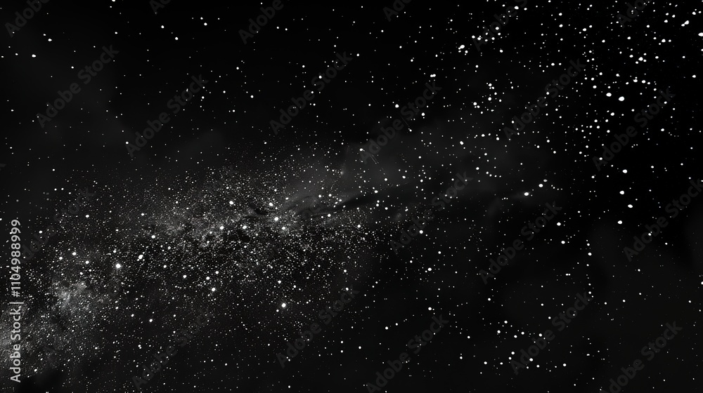 Obraz premium Black Art Starry Sky Background