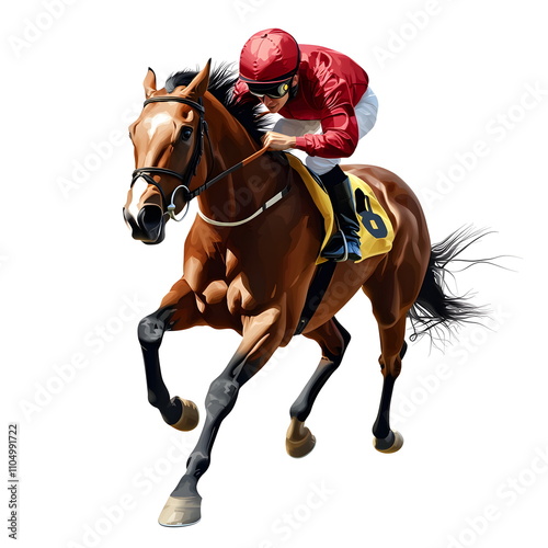 Horseman, horse racing, racing, championships, hunter jumper, equestrian sport, hunting, horse riding, White isolated background