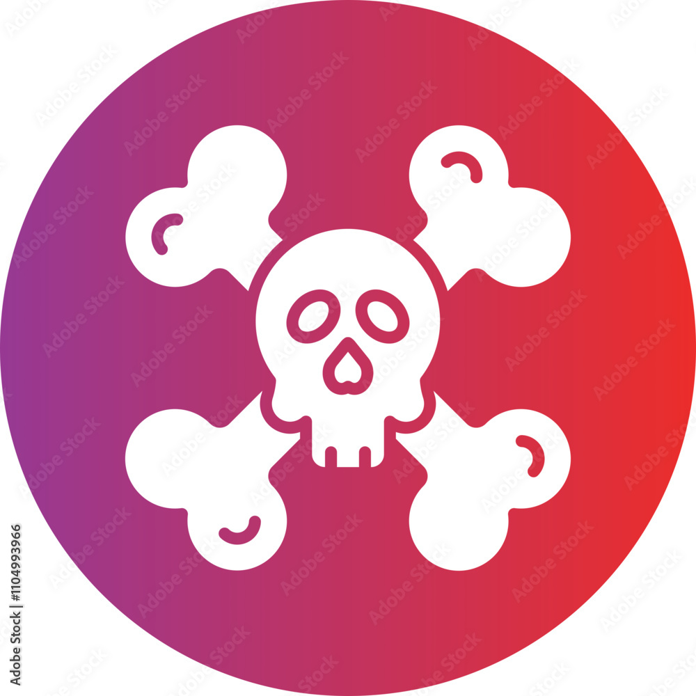 Fototapeta premium Death icon style