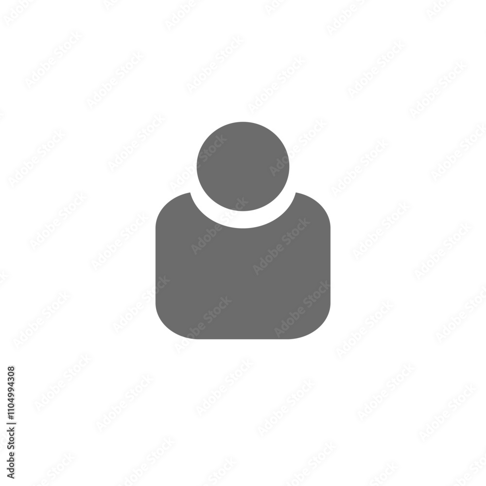 Vector flat illustration in gray scale. Avatars, user profiles, people icons, gender neutral silhouettes, profile pictures. User login or authentication icon, human person symbol. Vector flat illustration in gray scale. Avatars, user profiles, people icons, gender neutral silhouettes, profile pictures. User login or authentication icon, human person symbol.