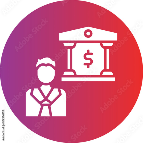 Banker icon style