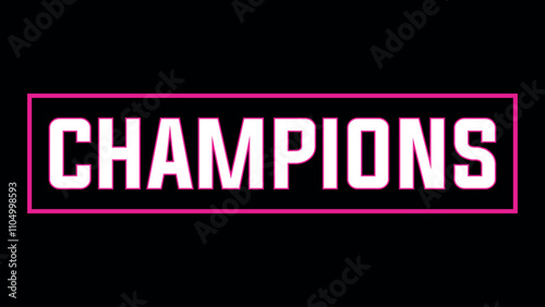 we are the champion impossible is nothing modern and stylish motivational quotes ,illustration for print t shirt, typography, win
