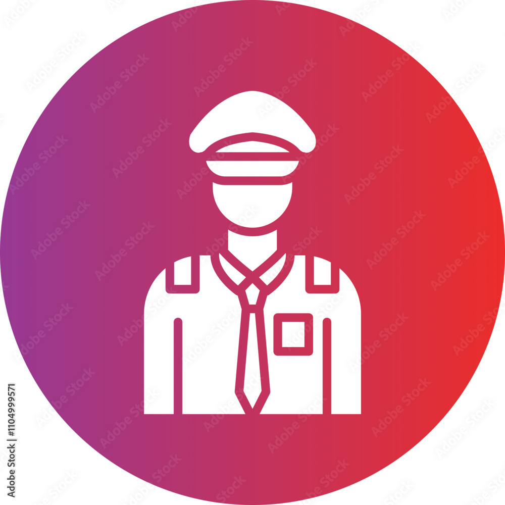 Police Man icon style Police Man icon style