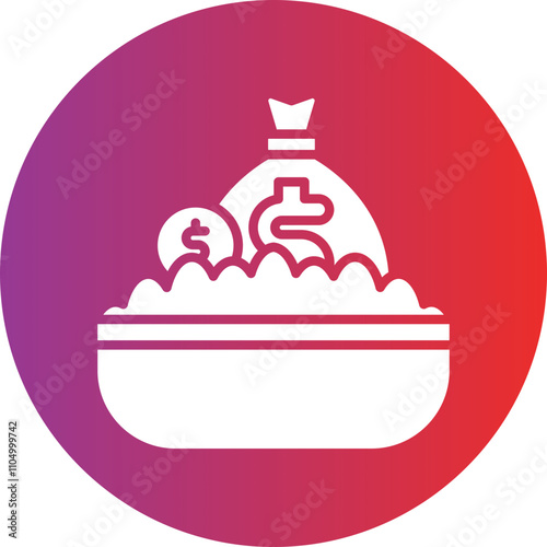 Money Laundering icon style
