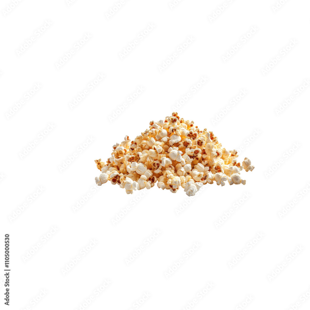 Aromatic Popcorn: A Close-Up View of Buttery, Crispy Kernels Aromatic Popcorn: A Close-Up View of Buttery, Crispy Kernels