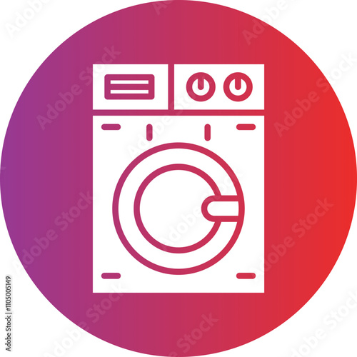 Washing Machine icon style