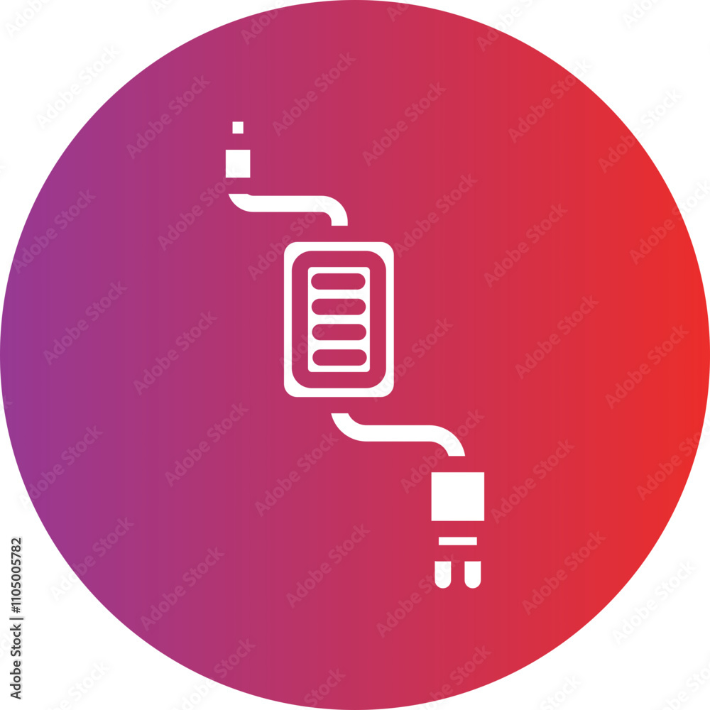 Electric Skateboard Charger icon style Electric Skateboard Charger icon style