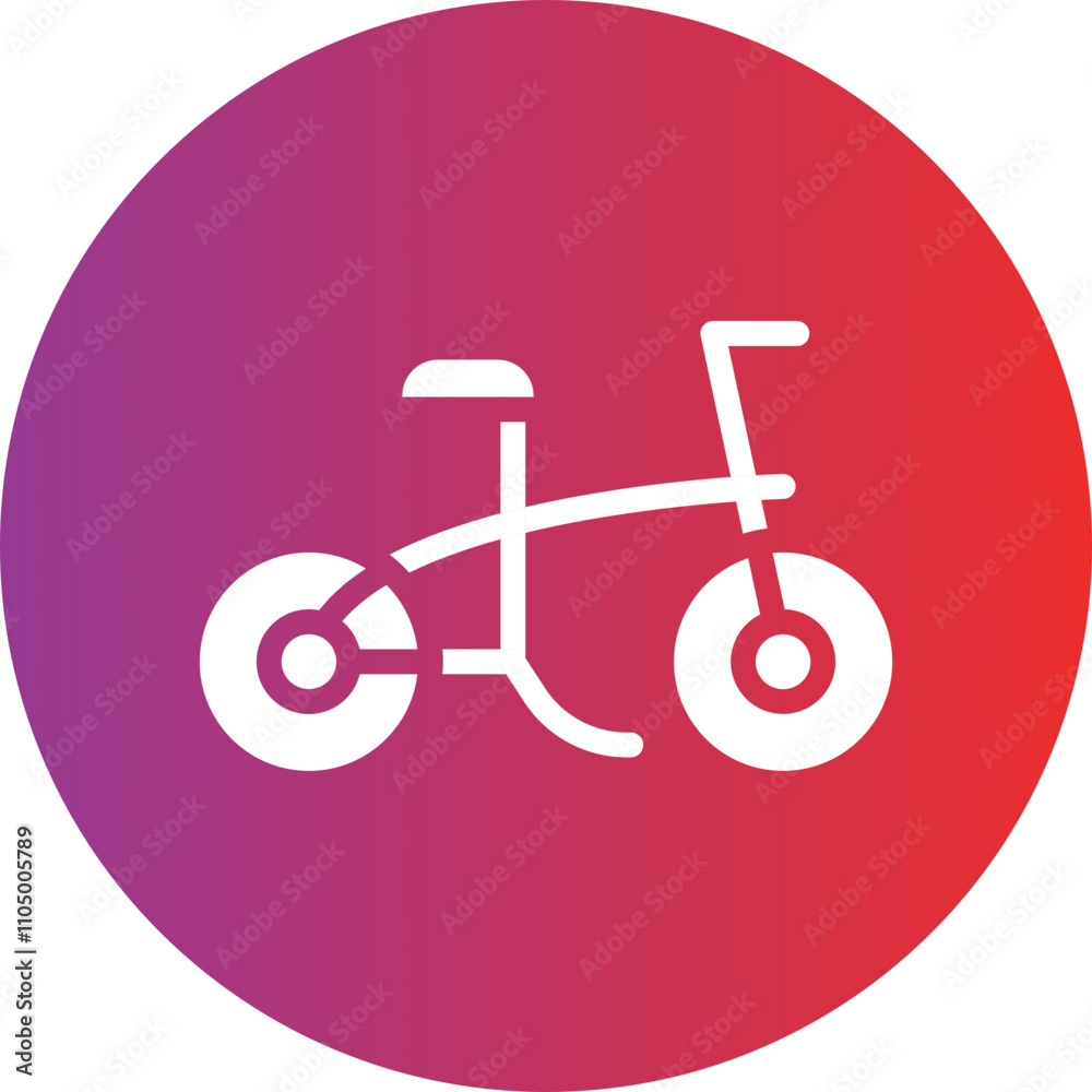 Foldable Bicycle icon style Foldable Bicycle icon style