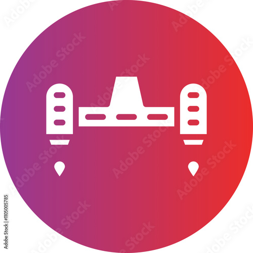 Hoverboard icon style