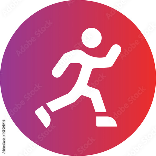 Rollerblading icon style