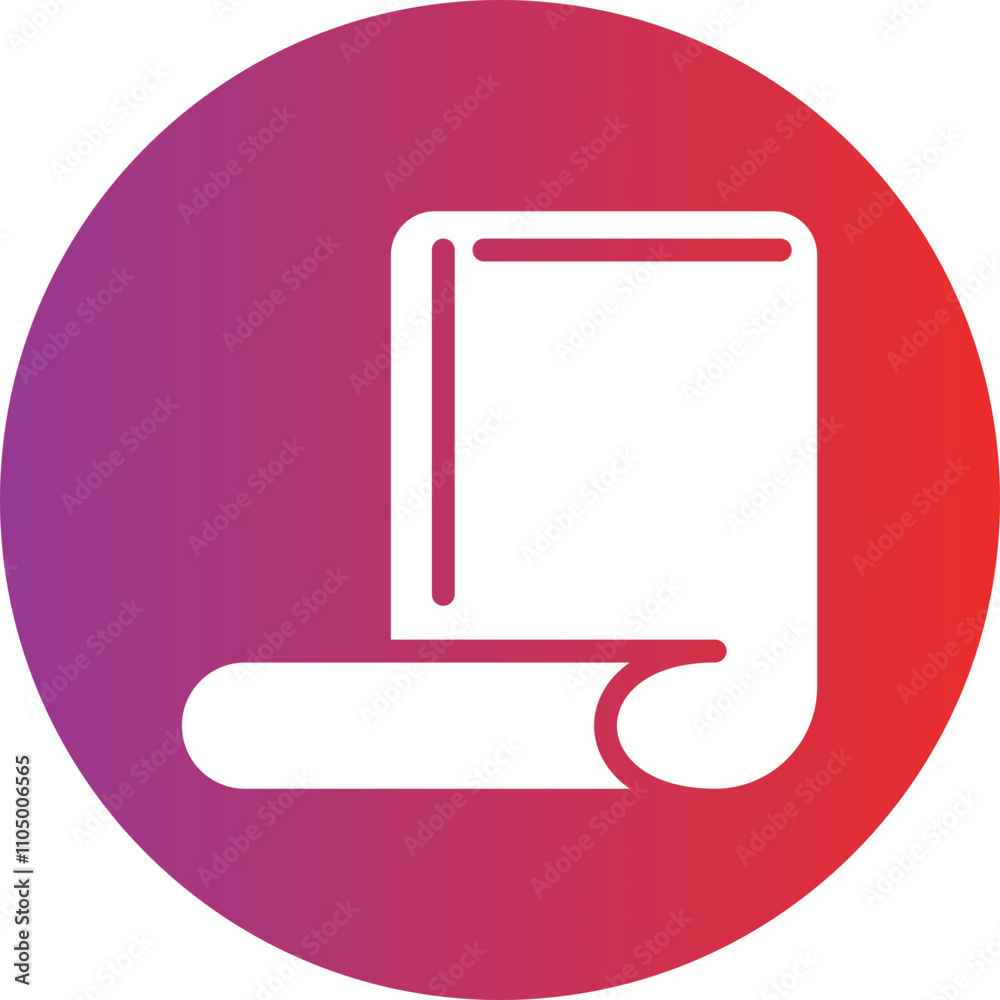 Sheet Of Paper icon style