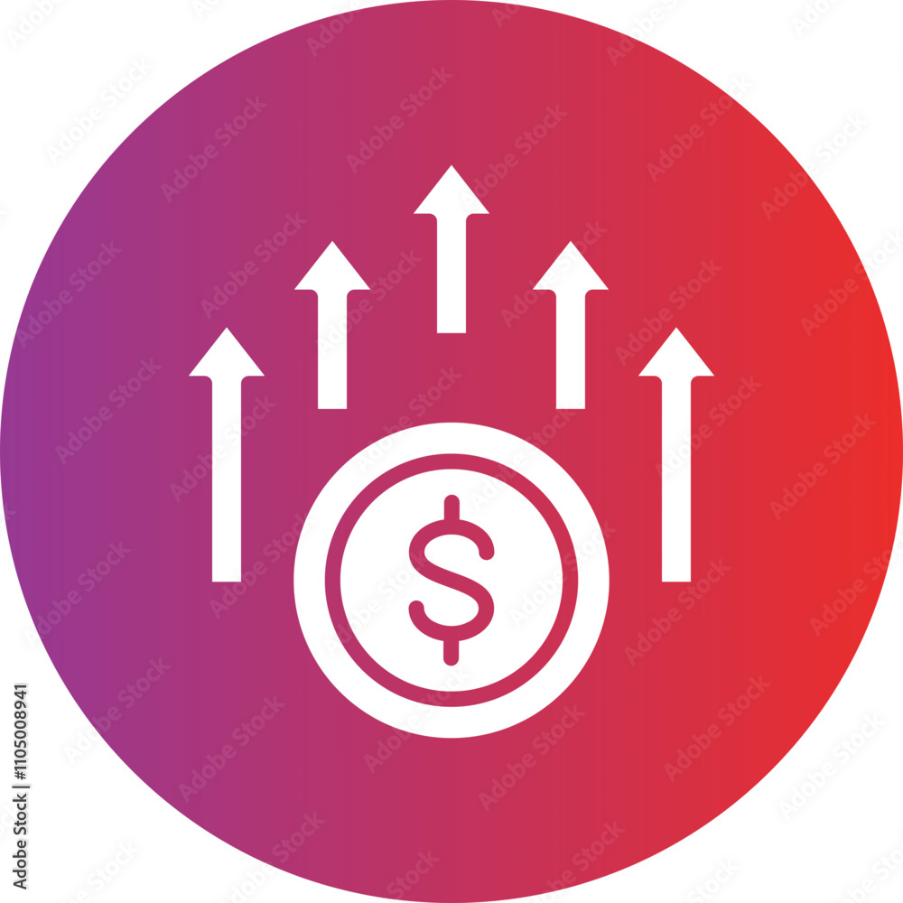 Profit icon style Profit icon style