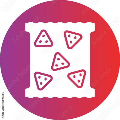 Snacks icon style