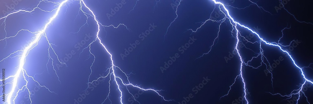 Electric charge builds up before a lightning strike, lightning buildup, cloudy sky Electric charge builds up before a lightning strike, lightning buildup, cloudy sky