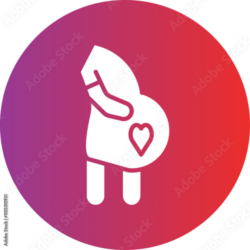 Pregnancy icon style