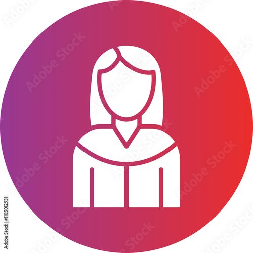 Student Girl icon style