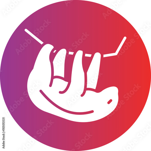 Sloth icon style