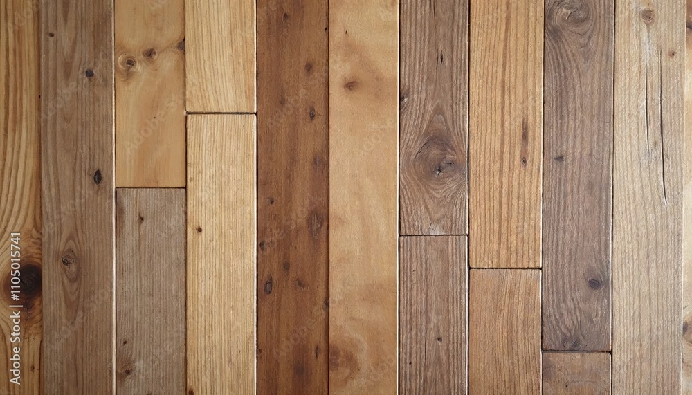 Naklejka premium Wooden texture wall with natural grain pattern and vintage timber design