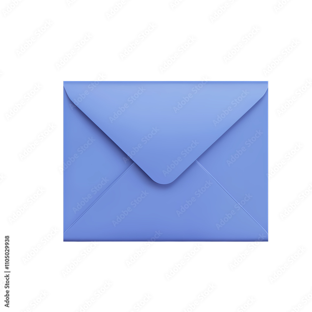 blue envelope with blank paper 3d render icon isolated transparent background cutout blue envelope with blank paper 3d render icon isolated transparent background cutout