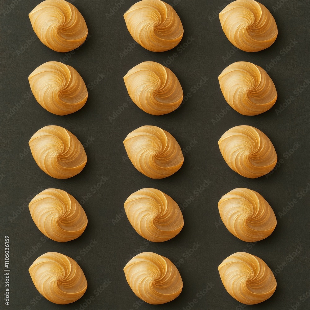 Golden Spiral Pattern for Fibonacci Day, New Years, and Thanksgiving Decor