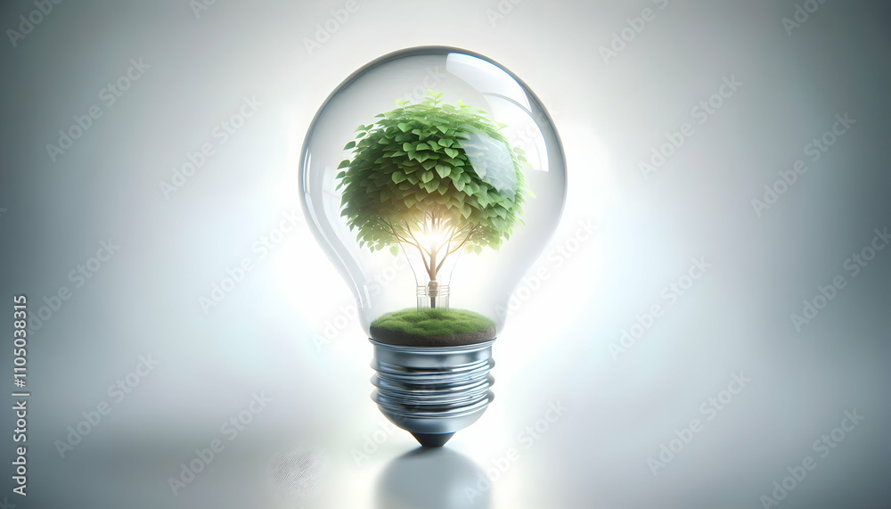 Bulb idea A light bulb with a tree sprouting inside, glowing brightly against a white background, representing4.jpg Bulb idea A light bulb with a tree sprouting inside, glowing brightly against a white background, representing4.jpg