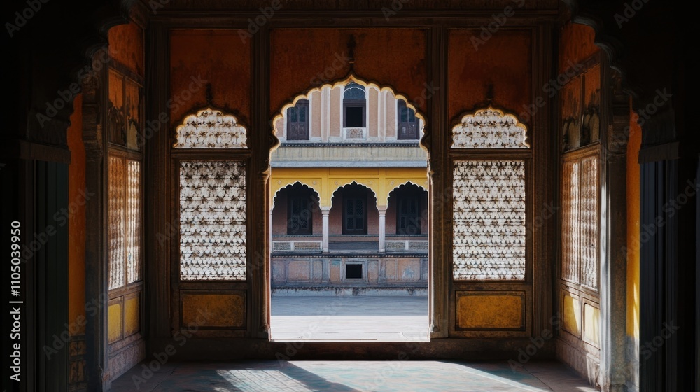 Obraz premium Indian Palace Interior