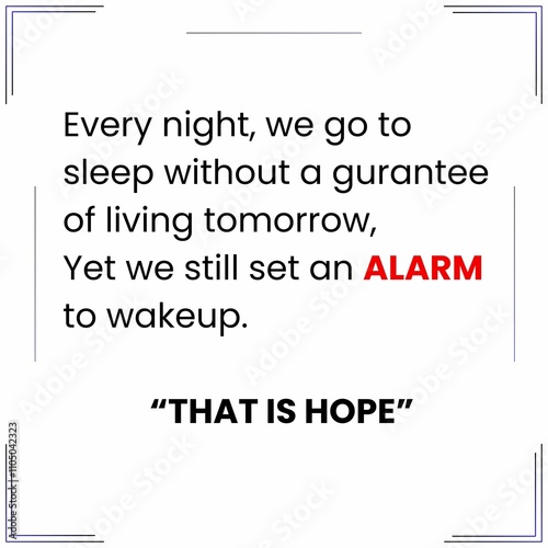 A pixel design illustrating the essence of hope: going to bed each night without certainty of tomorrow but still setting an alarm, showing our belief in a new day and the power of hope.