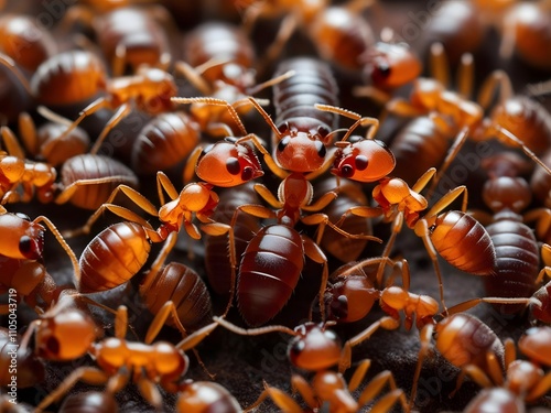 a close up of a antz photo