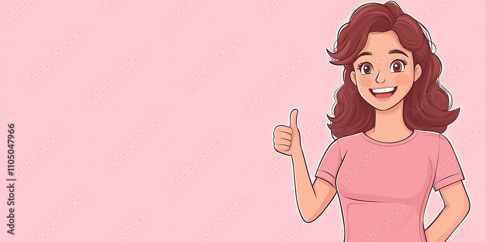 Girl smiling with white teeth on isolated background. Dentist day. Flat illustration Girl smiling with white teeth on isolated background. Dentist day. Flat illustration