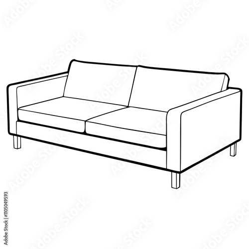 sectional  sofa in a room