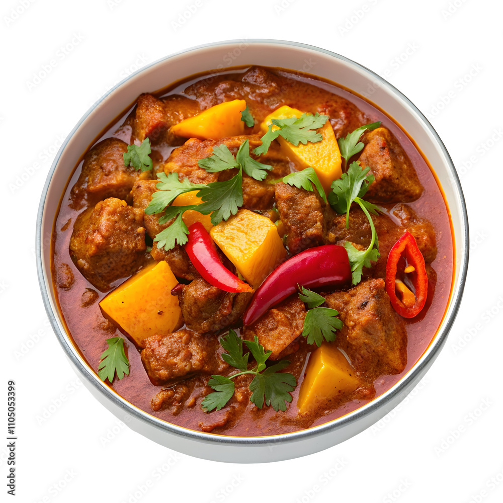 Vindaloo isolated on transparent background Vindaloo isolated on transparent background