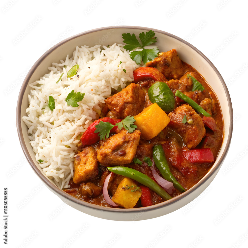 Vindaloo isolated on transparent background Vindaloo isolated on transparent background