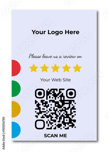 Customer Review Card Template – Editable Design for Feedback Collection