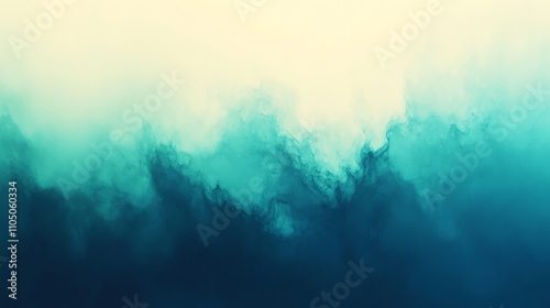 Abstract background with swirling clouds of blue and white.