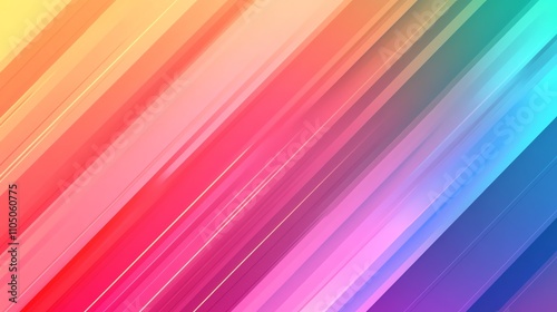 Abstract background with diagonal colorful stripes.