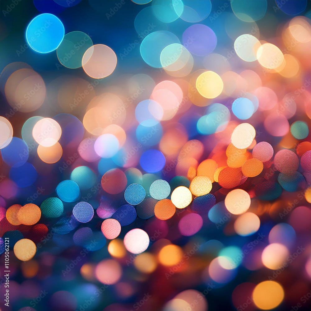 Dazzling Bokeh Lights in Vibrant Colors and Radiance Dazzling Bokeh Lights in Vibrant Colors and Radiance