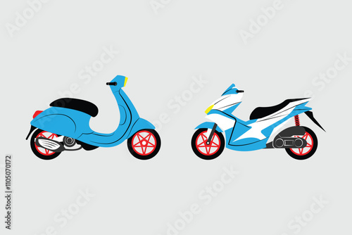 Motorcycle Illustration Collection