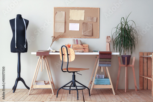Interior of stylish atelier...