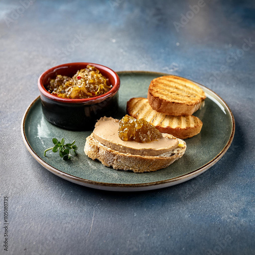 Exquisite Homemade Duck Foie Gras with Seasonal Chutney