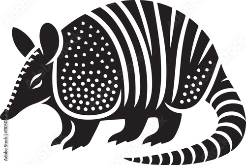  armadillo vector art ideal for branding and illustrative purposes.