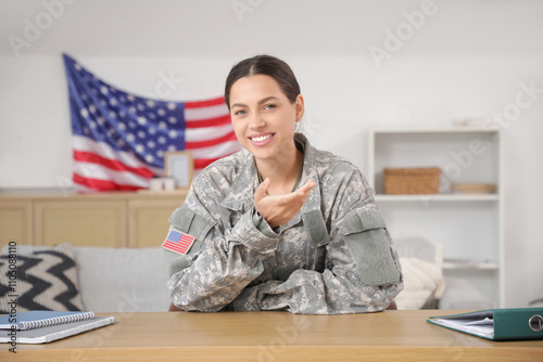 Female soldier video chatti...