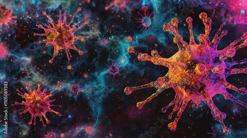 The Vibrant Microscopic Lifeforms