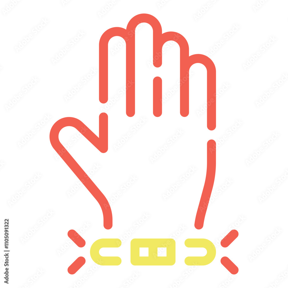 Obraz premium Wristband icon