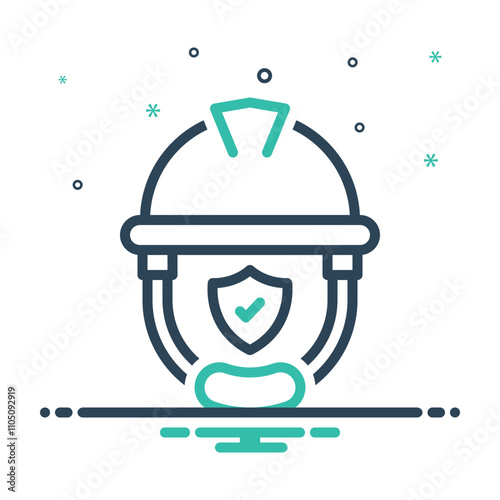 Mix icon for safety photo