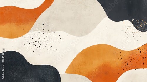 Wallpaper Mural Abstract colorful background with organic shapes. Torontodigital.ca