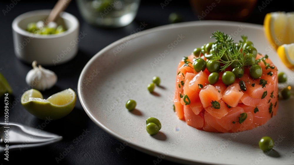 salmon tartare salmon tartare