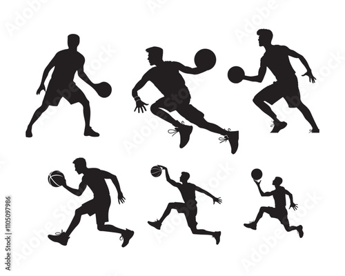 players silhouettes
