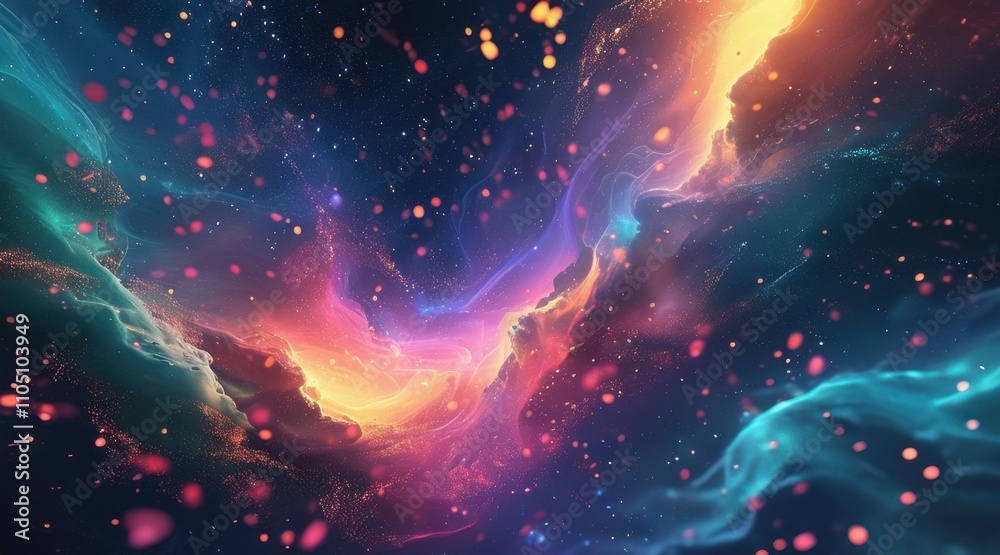 Nebula of Colors in Digital Space Nebula of Colors in Digital Space