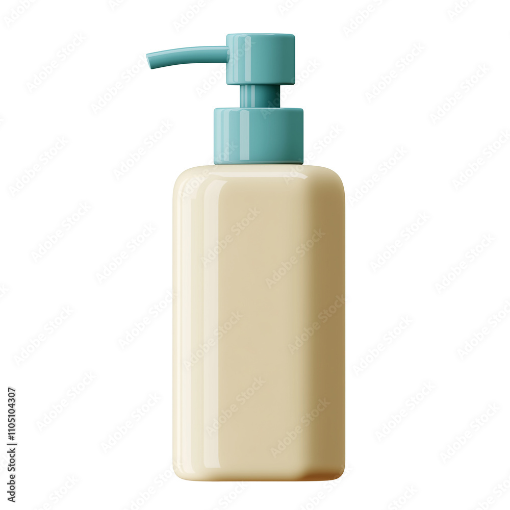 3D render pump bottle png mockup. Isolated plastic shampoo hand soap lotion pump bottle image on transparent background 3D render pump bottle png mockup. Isolated plastic shampoo hand soap lotion pump bottle image on transparent background